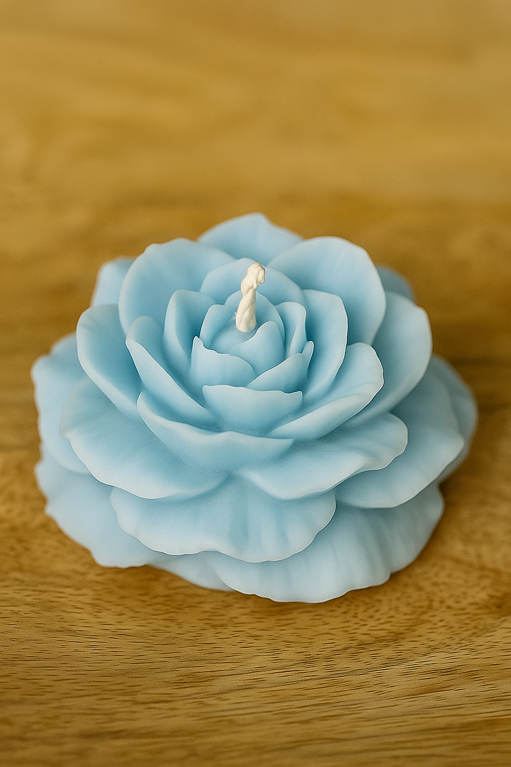 Luxury handmade pink peony soy wax candle with floral design, infused with citronella and eucalyptus oils, eco-friendly and gift-ready.