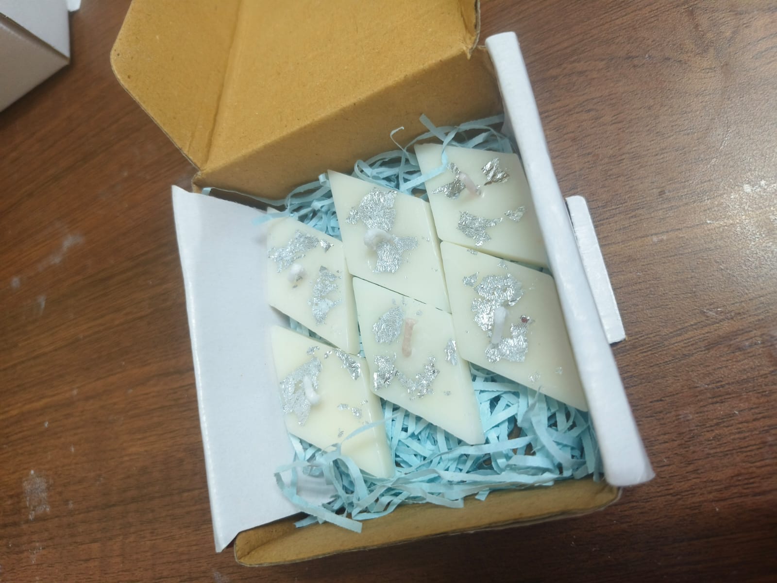 Barfi Combo Festive Candles – Luxury Gift Box for Diwali - The Ved Aura