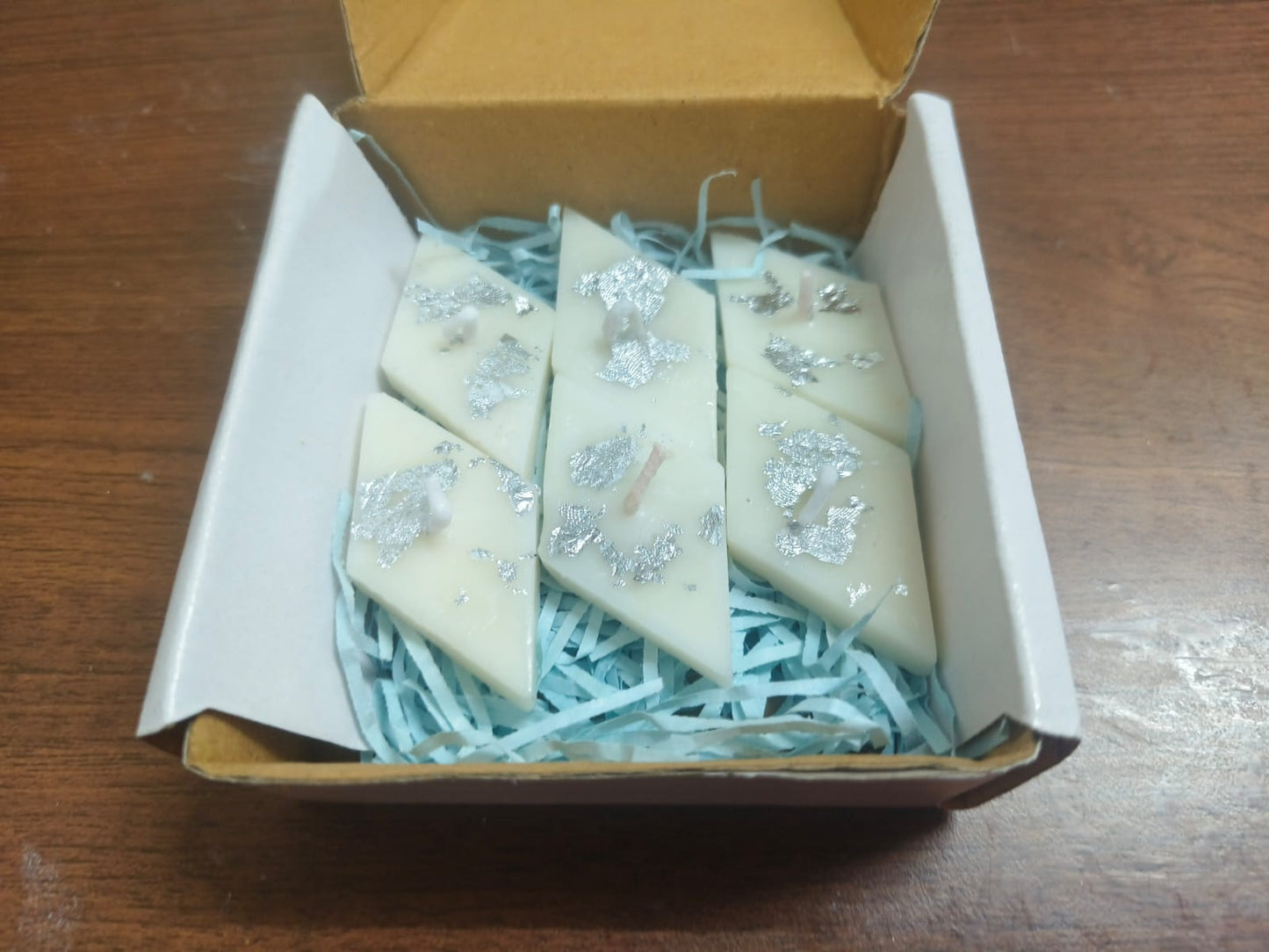 Barfi Combo Festive Candles – Luxury Gift Box for Diwali - The Ved Aura