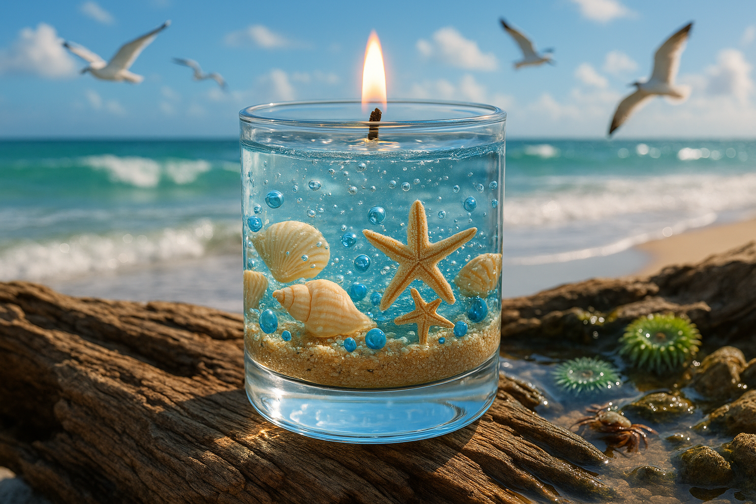 Ocean - Breeze Gel Wax Candle